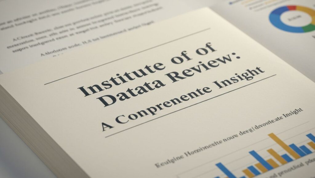 Institute of Data Review
