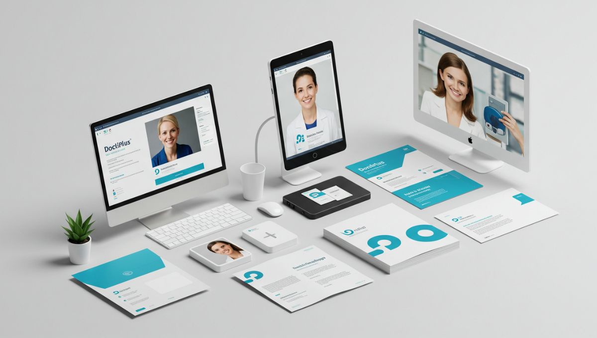 Doctiplus: A Modern Identity for Healthcare, Technology, and Digital ...