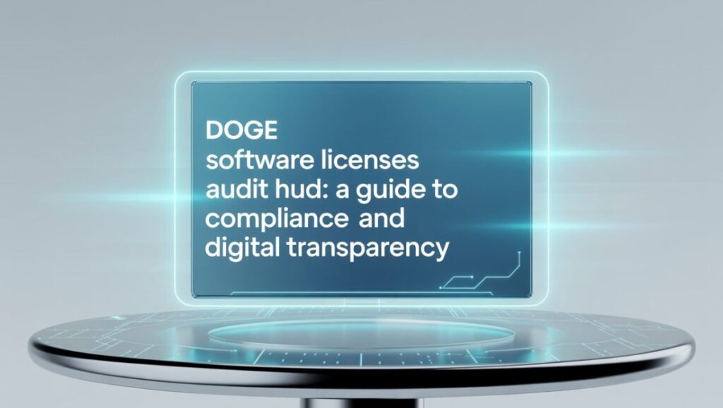 Doge Software Licenses Audit HUD: A Guide to Compliance and Digital Transparency