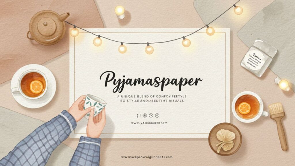 Pyjamaspapper: A Unique Blend of Comfort, Lifestyle, and Bedtime Rituals