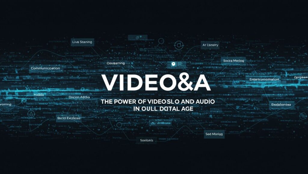 Video&A: The Power of Video and Audio in the Digital Age