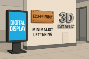 The Future of Custom Signage Design Trends