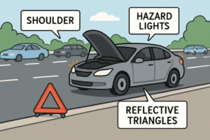 How to Safely Handle a Vehicle Breakdown on Busy Roads