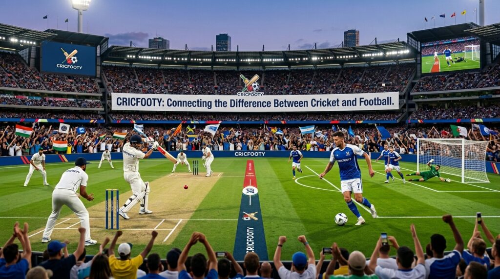 Cricfooty: Connecting the Difference Between Cricket and Football